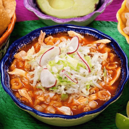 POZOLE DE PUERCO 1 LITRO + TOTOPOS