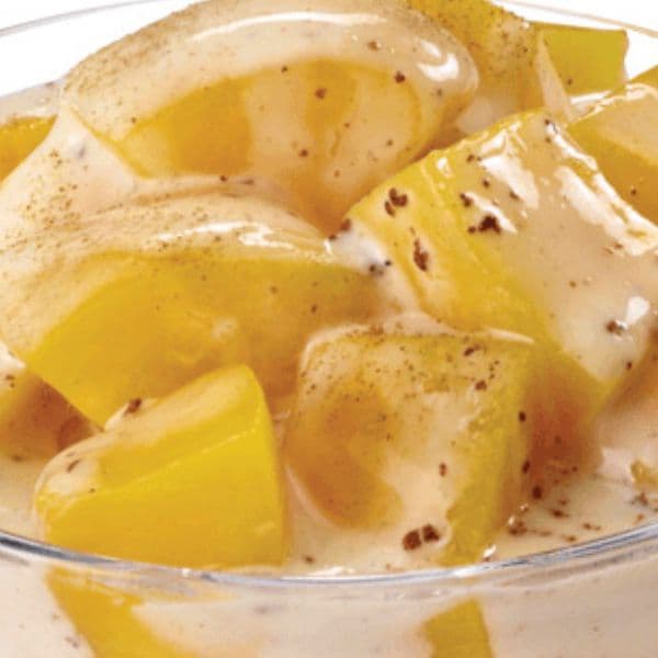 DURAZNOS CON CREMA