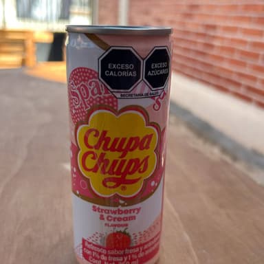 Soda Chupa Chups Sabor Fresas Con Crema