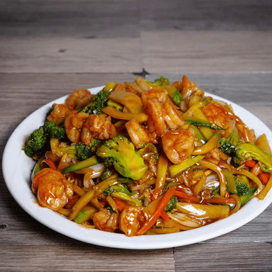 Chop Suey con Camarón Medio