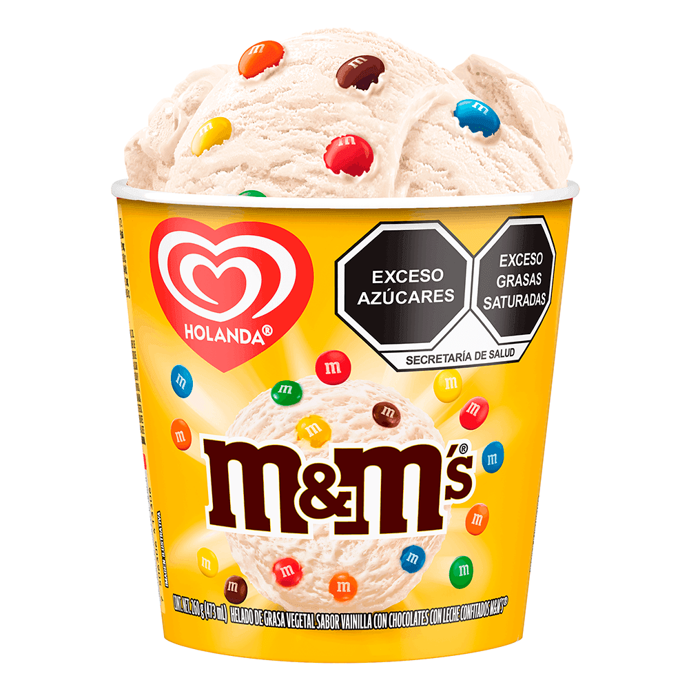 Helado Holanda Micha MMs 473 ml
