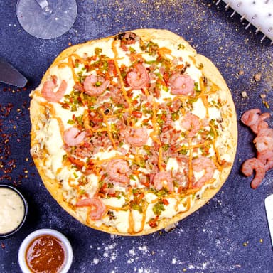 Pizzeta Especial de Camarones
