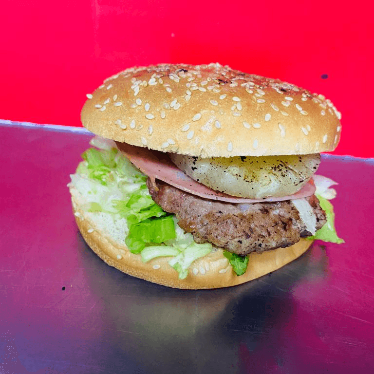 Combo Hamburguesa Hawaiiana