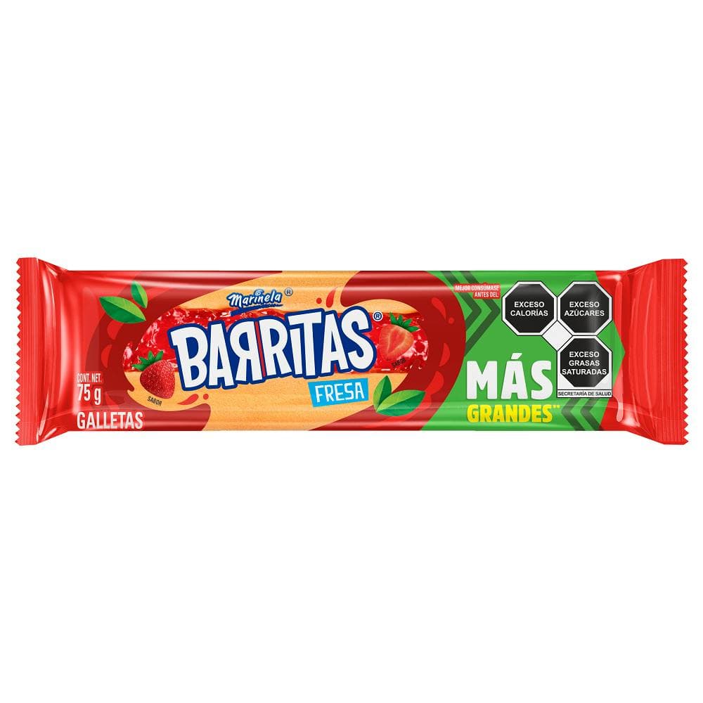 Barritas Fresa 2p 75g FLOW MLA BiMBO