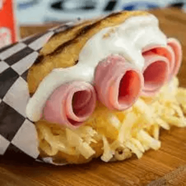 Arepa Jamón de Pavo /Queso Gouda