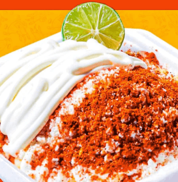 Elote en plato