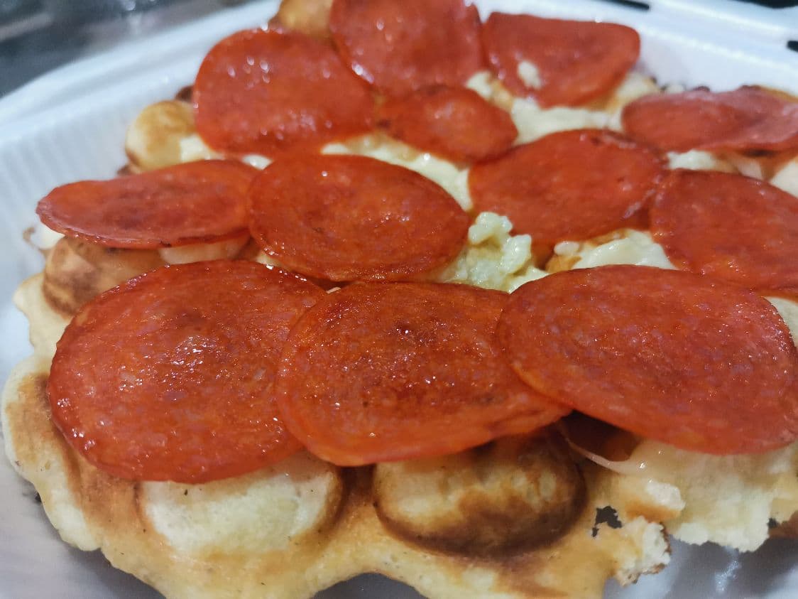 Waffle salado