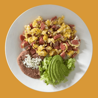 Huevo con Salchicha