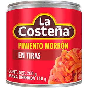 PIMIENTO MORRON LA COSTEÑA TIRAS 200 G