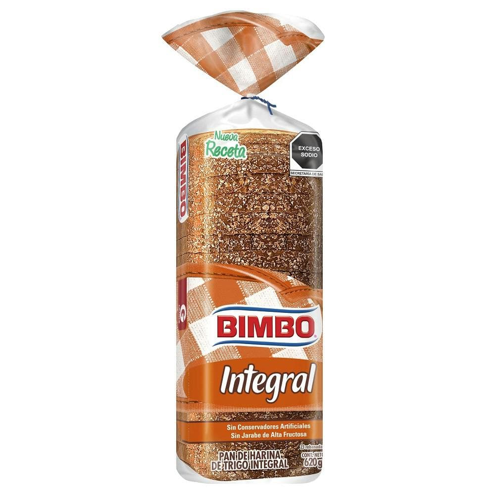 Pan Integral Bimbo 620g