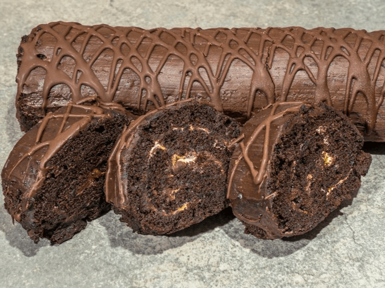 Rollo de chocolate entero