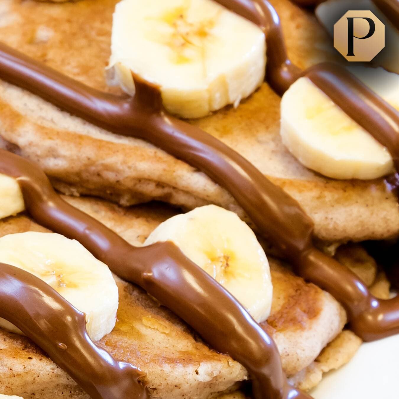Platano/Nutella mas Topping y Decoración