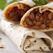 Burrito de Chicharron Rojo