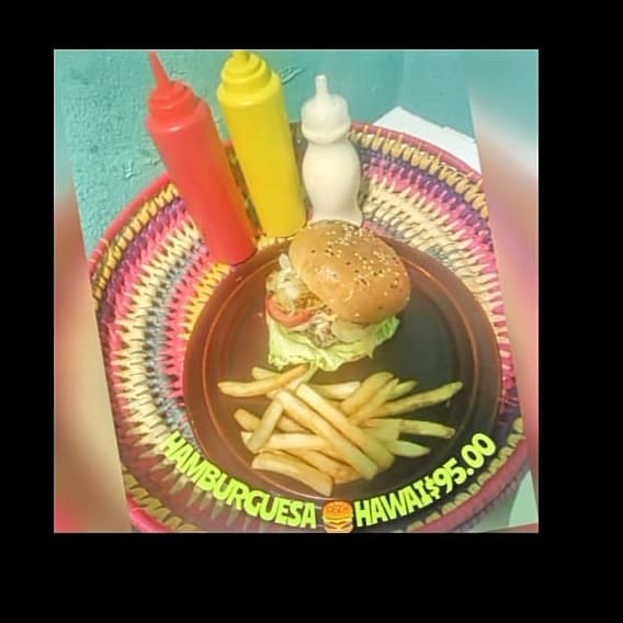 Hamburguesa Hawai