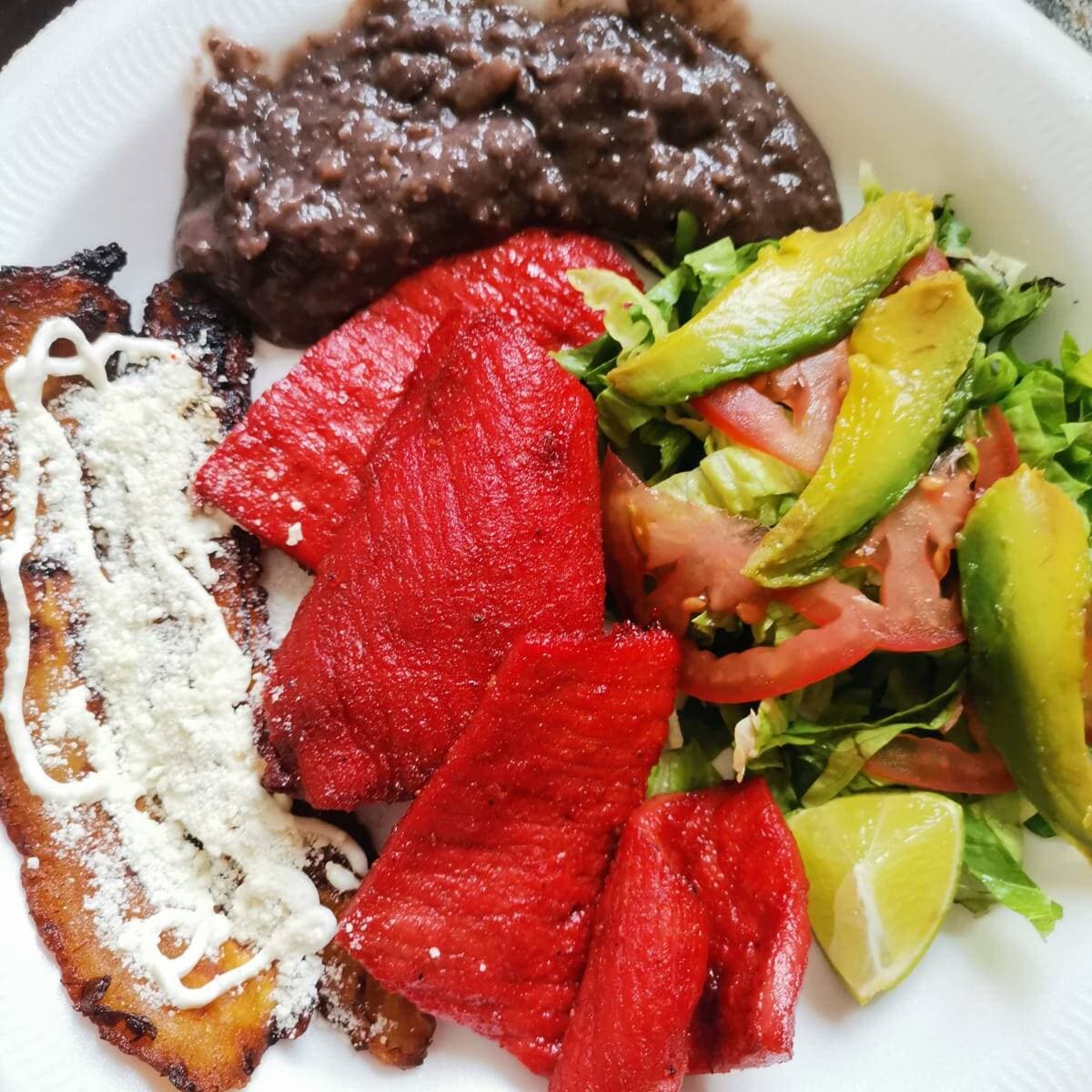 CARNE DE CHINAMECA FRITA