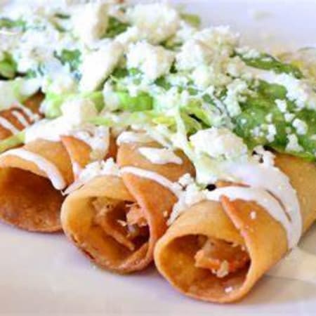 TACOS DORADOS DE POLLO