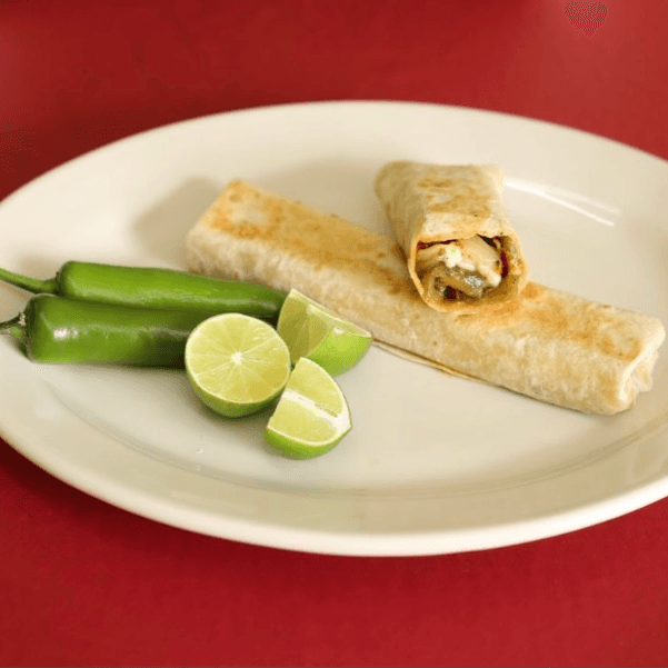 Burrito de Rajas Con Queso