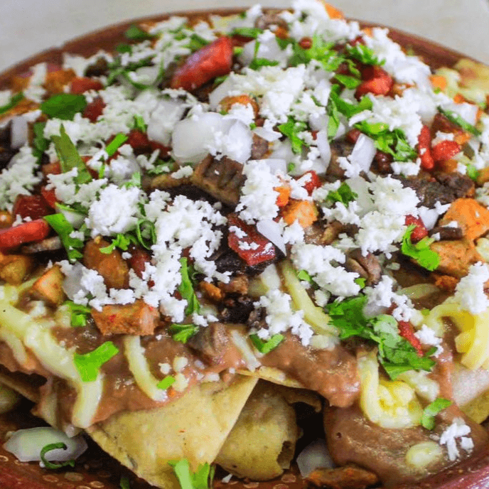 Nachos de carne