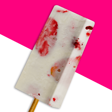 Paleta Sabor Fresas Con Crema