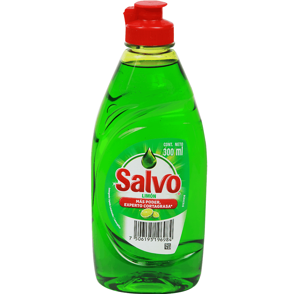 DETERGENTE LIQUIDO SALVO LIMON 300ML