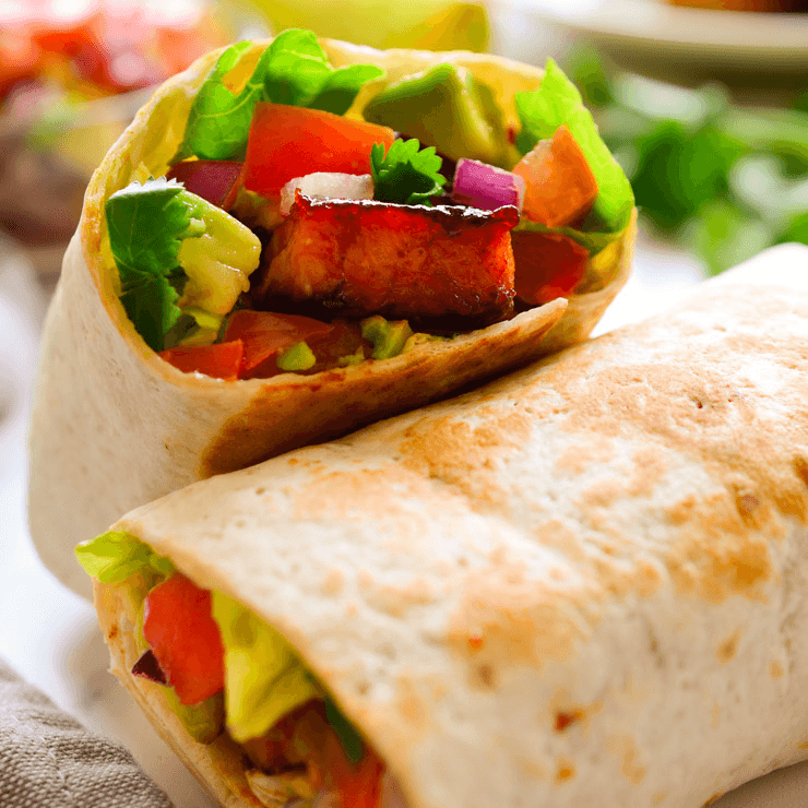 Burrita vegetariana