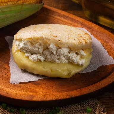 Arepa Super Queso + Arepanona Dulce