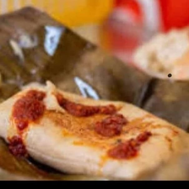 Tamal oaxaqueño rojo