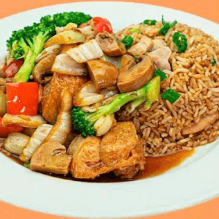 Champiñones con Pollo en Trozos