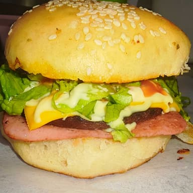 Hamburguesa Sencilla Con Queso