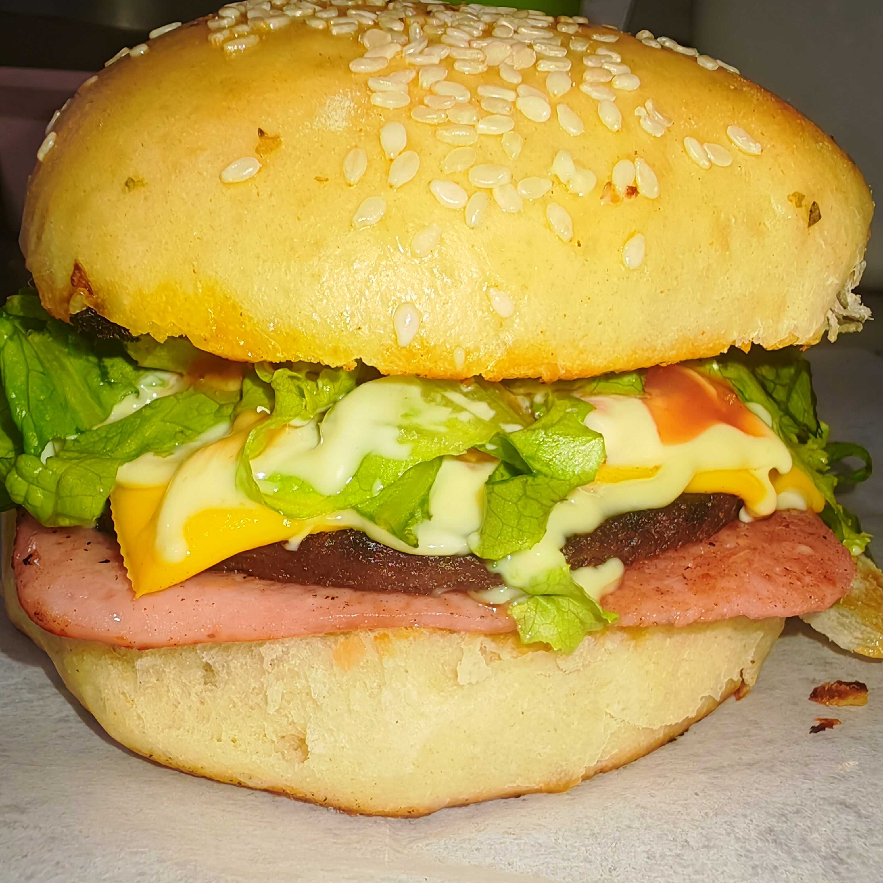 Hamburguesa Sencilla Con Queso