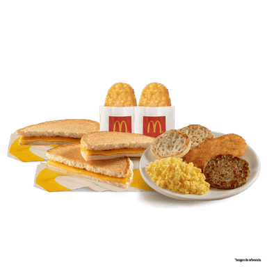 3 McQuesos + 1 Desayuno Completo + 2 HashBrown