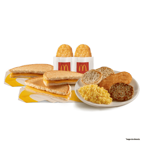 3 McQuesos + 1 Desayuno Completo + 2 HashBrown
