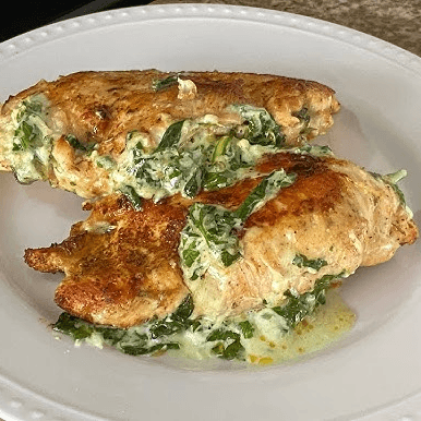 Pechuga Rellena de Espinacas y Queso