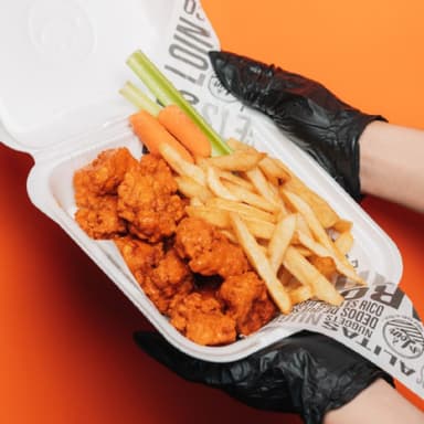 Boneless individuales con papas