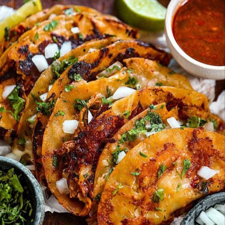 Combo 4 Tacos de Birria de Maíz+ Refresco