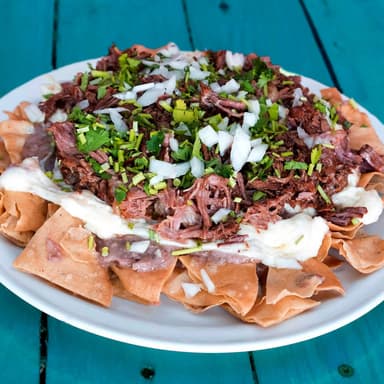 Nachos con Birria