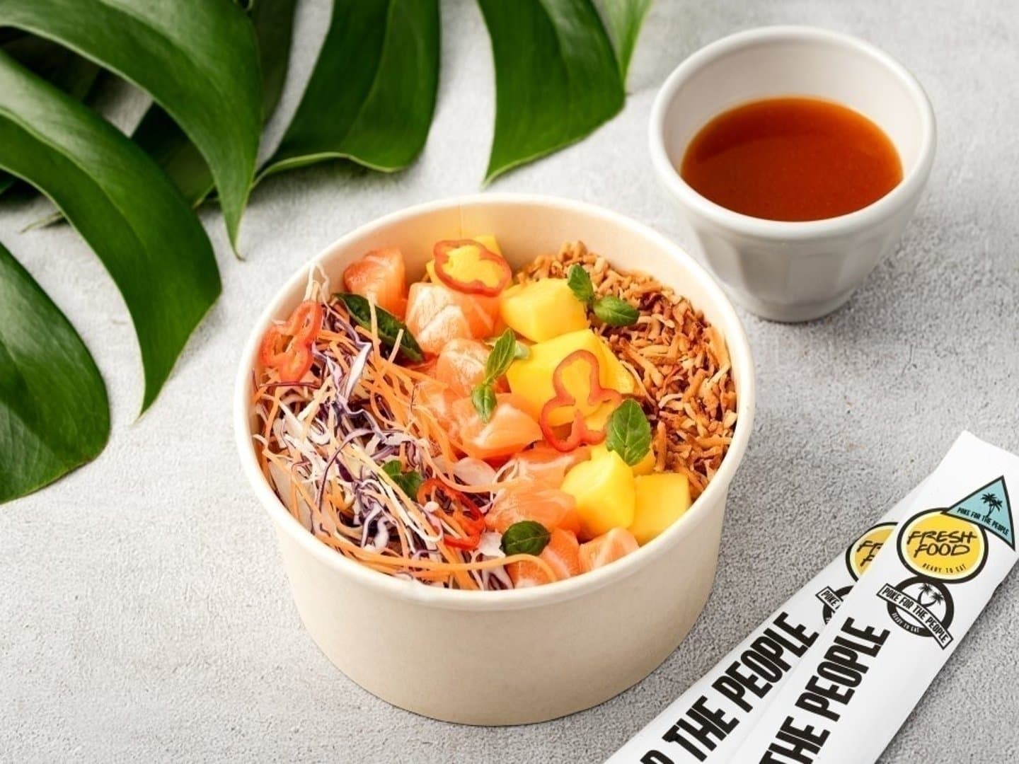 Poke Mango Salmon Nui