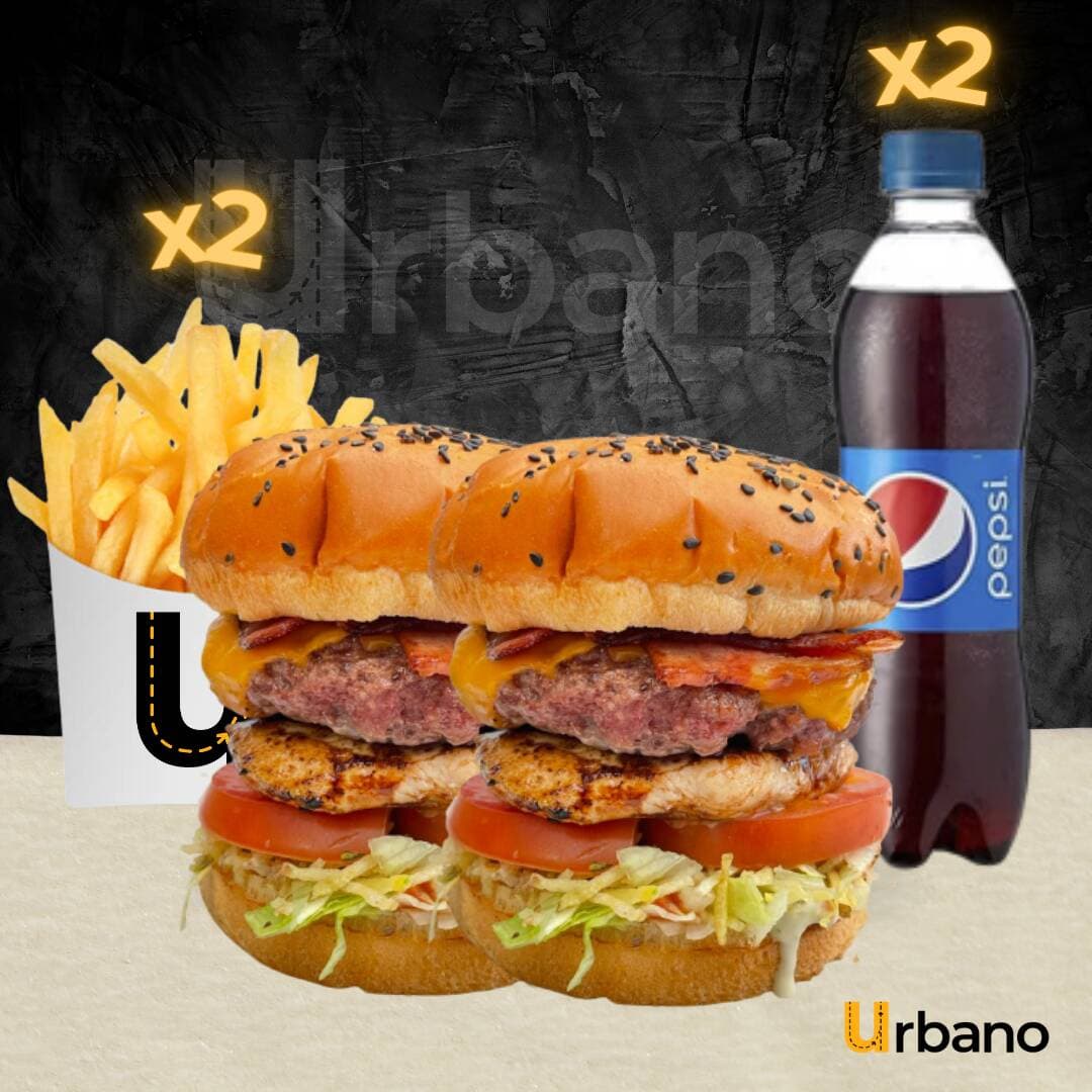 Combo 2x1 Burger Especial Doble
