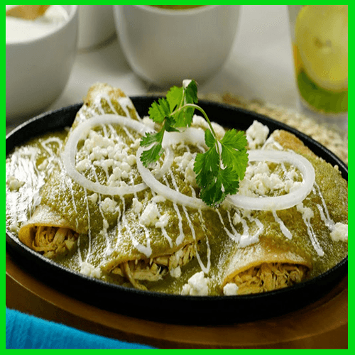 ENCHILADAS VERDES ( 3 PZAS):