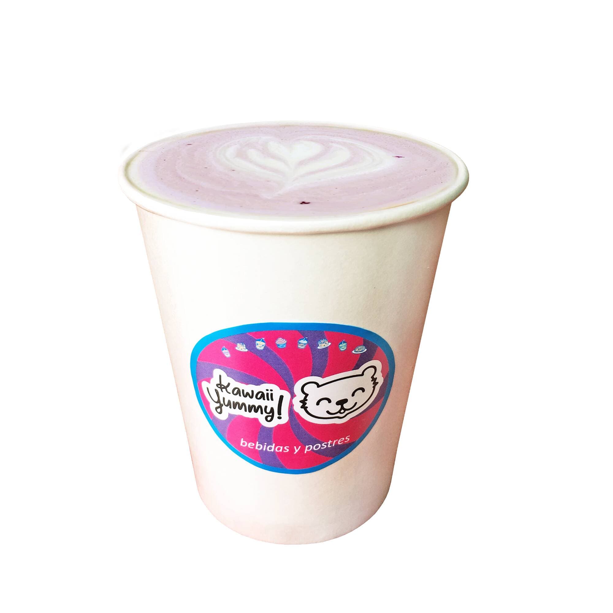 Yummy Taro Latte Caliente