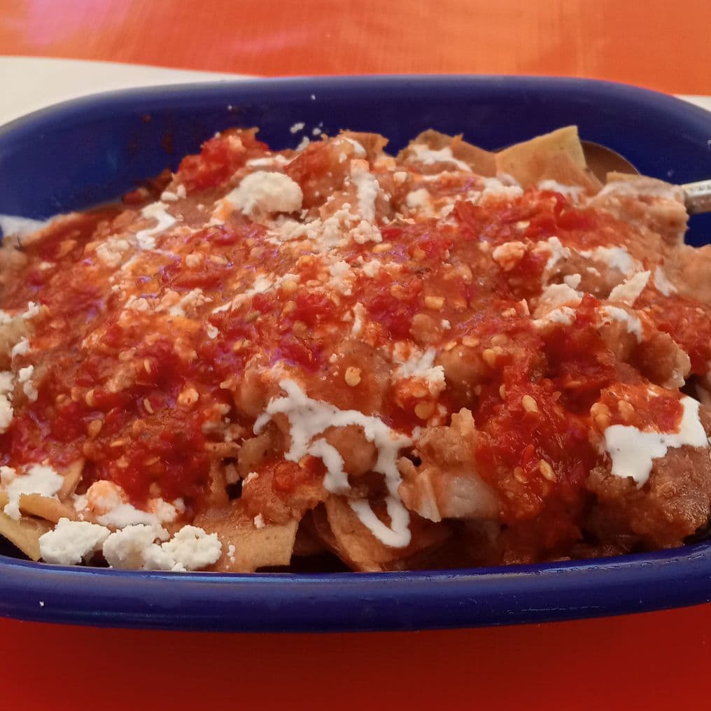 Chilaquiles Rusos Rojos