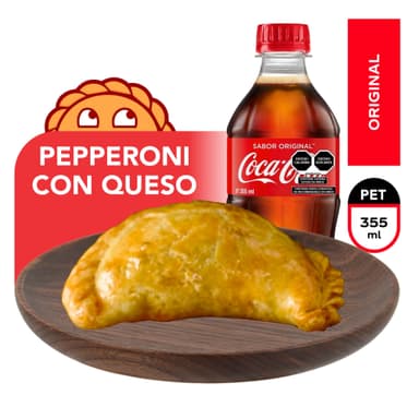 Combo Empanada Pepperoni + COCA-COLA 355ml