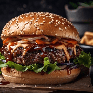 Hamburguesa BBQ