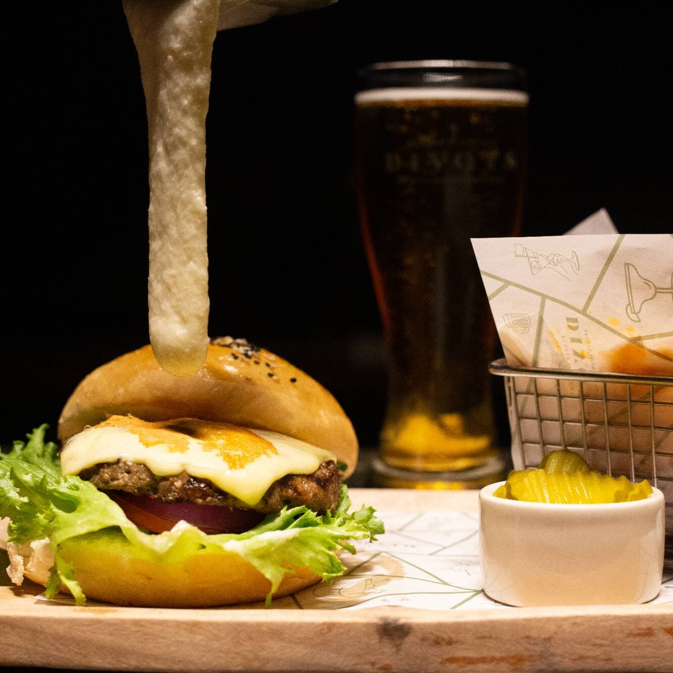 Hamburguesa The Triple Cheese