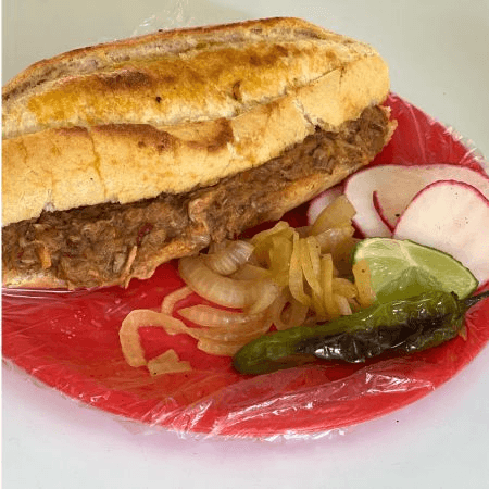 Lonche de Barbacoa
