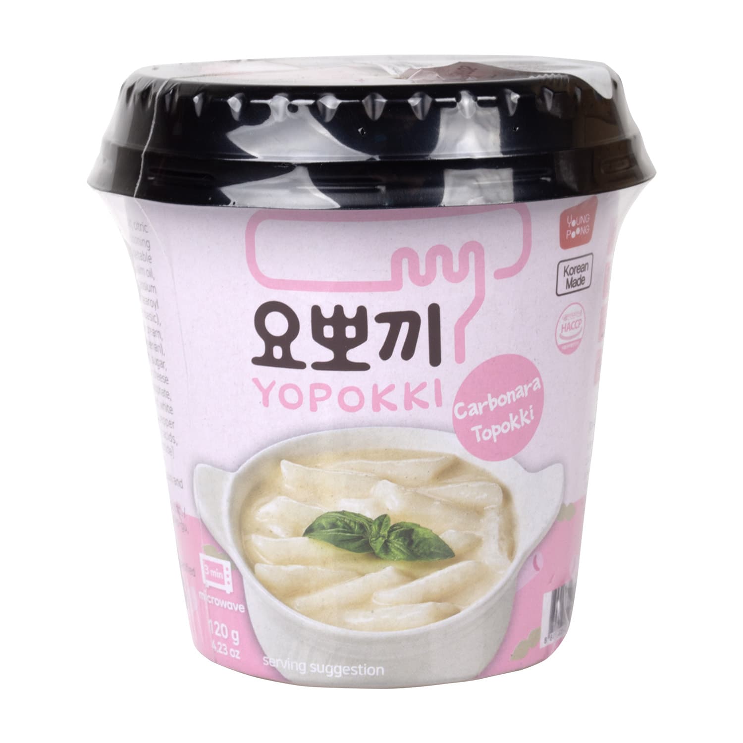 Topokki Cup Carbonara Yopo 120 g - SE-SFP606-11991