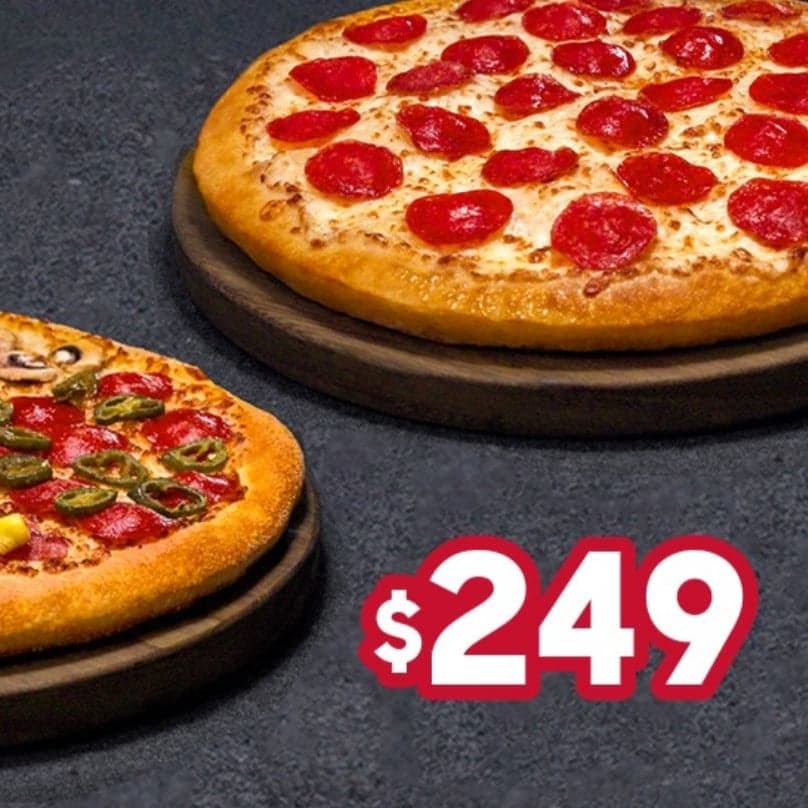 2 medianas por $249