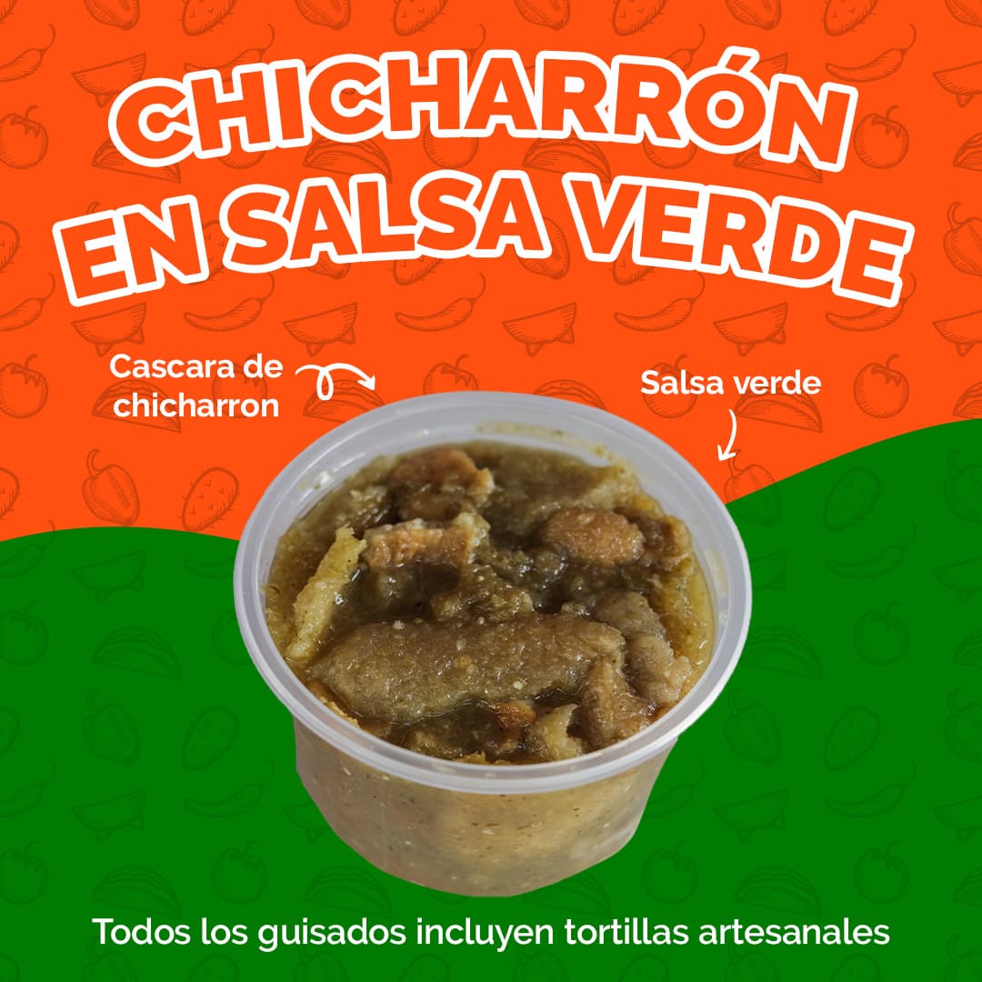Medio Chicharron en Salsa Verde D