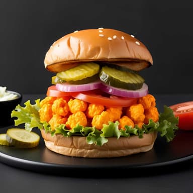 HAMBURGUESA DE BONELESS