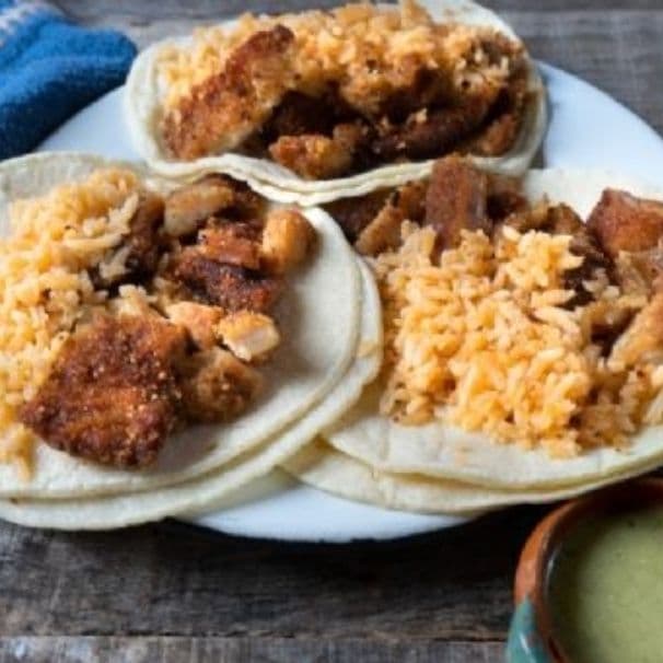 Taco de Milanesa de Pollo